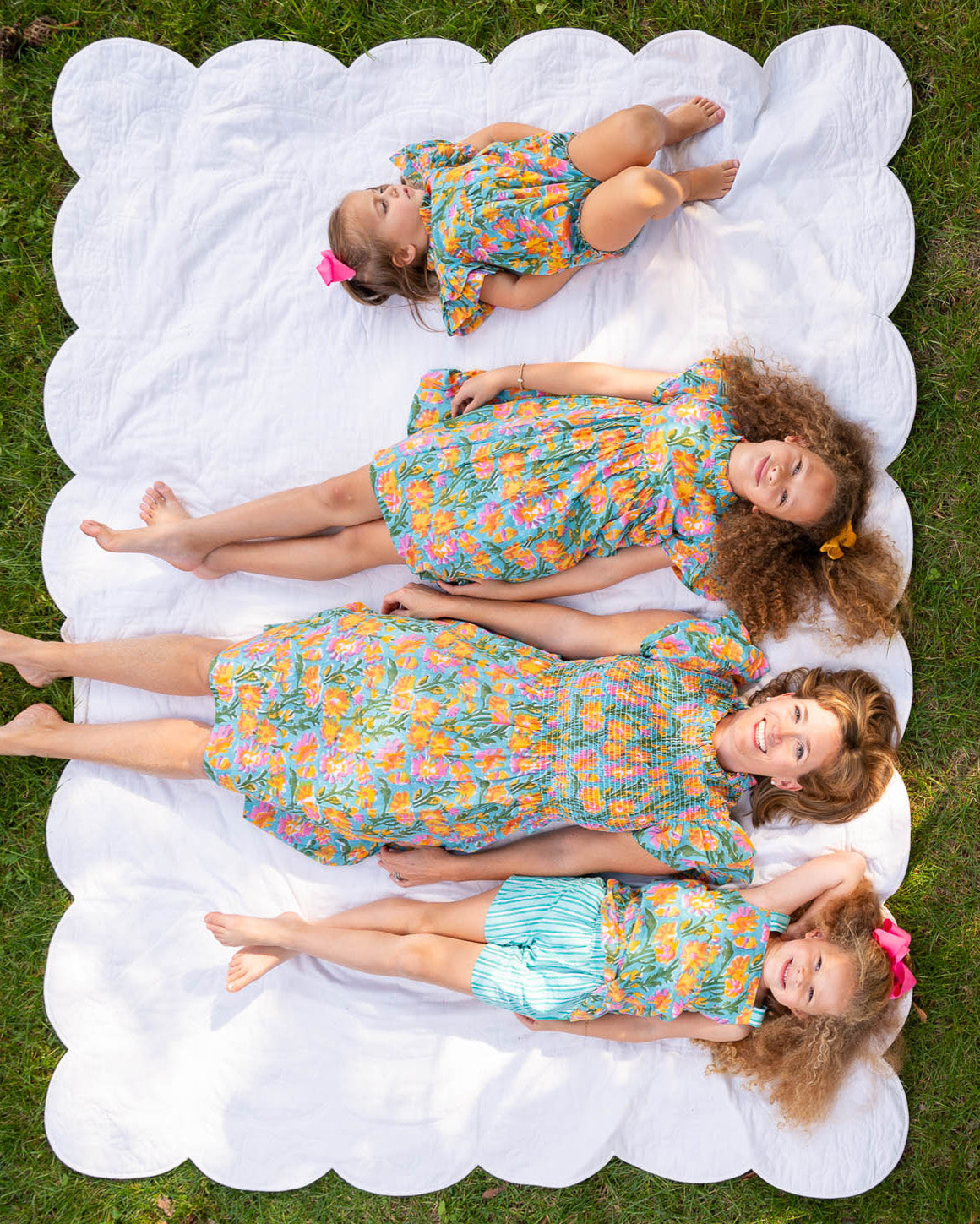 Tropical Floral Grace Ladies Dress- FINAL SALE Smockingbird