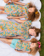 Tropical Floral Grace Ladies Dress- FINAL SALE Smockingbird