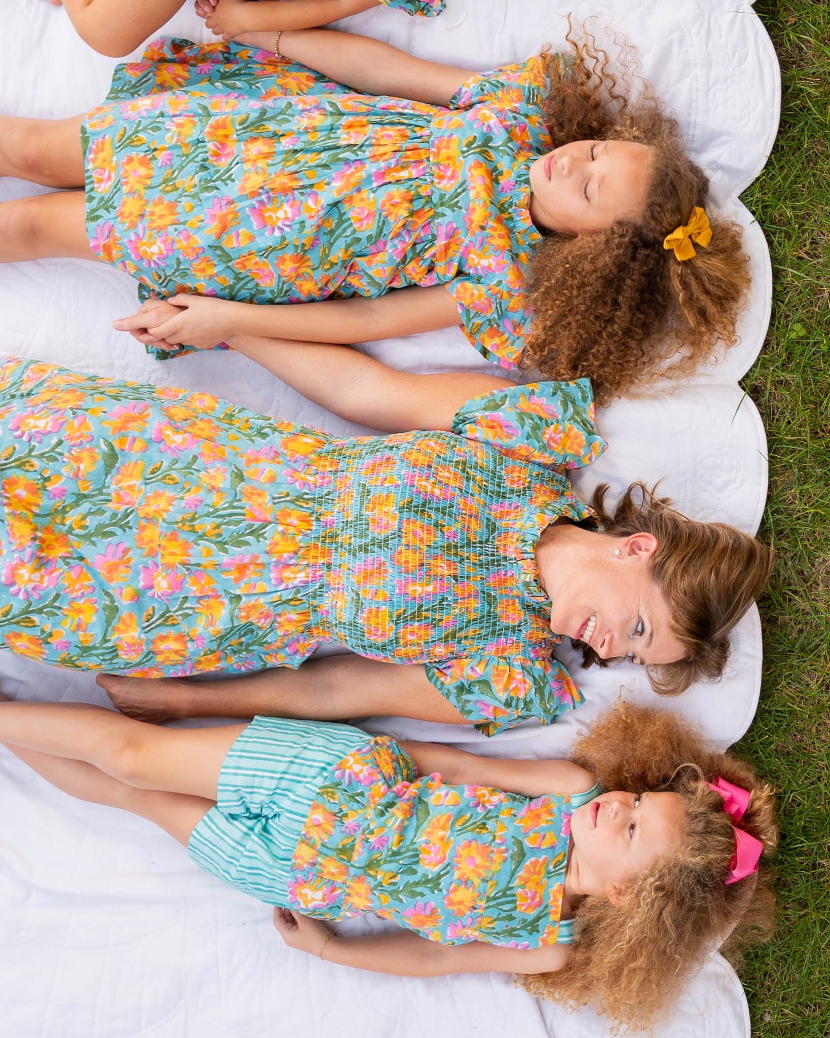 Tropical Floral Grace Ladies Dress- FINAL SALE Smockingbird