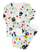 School Supplies Pajamas Set- FINAL SALE Smockingbird