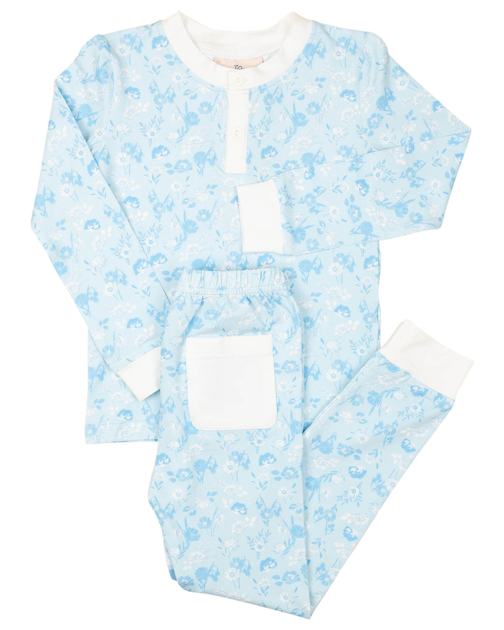 Morning Glory Knit Pajama Set- FINAL SALE