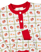 Turkey Time Tartan Knit Pajama Set- FINAL SALE Smockingbird