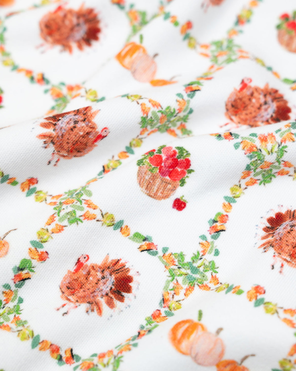 Turkey Time Tartan Knit Pajama Set- FINAL SALE