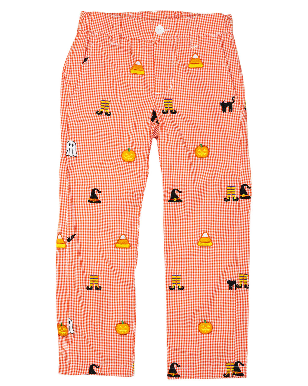 Spooky Embroidered Halloween Pants- FINAL SALE