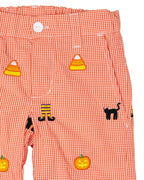 Spooky Embroidered Halloween Pants- FINAL SALE Smockingbird