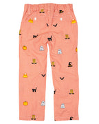 Spooky Embroidered Halloween Pants- FINAL SALE Smockingbird