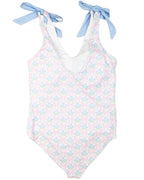 Hydrangea Charm Ladies One Piece- FINAL SALE Smockingbird