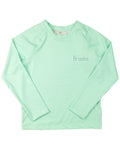 Rash Guard Long Sleeve in Sherbert Green- FINAL SALE