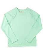 Rash Guard Long Sleeve in Sherbert Green- FINAL SALE Smockingbird