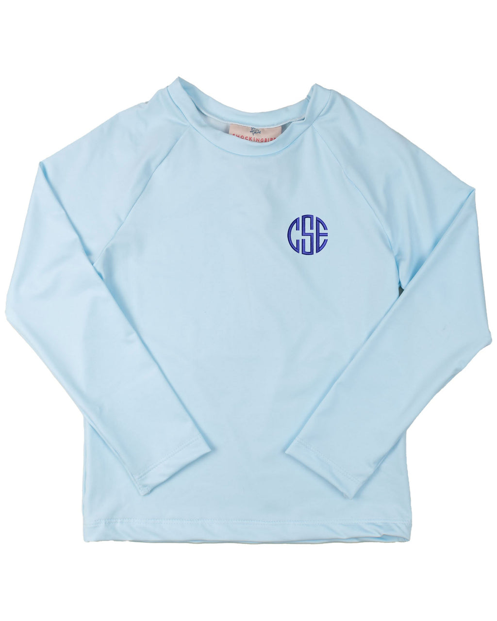 Rash Guard Long Sleeve in Light Blue- FINAL SALE