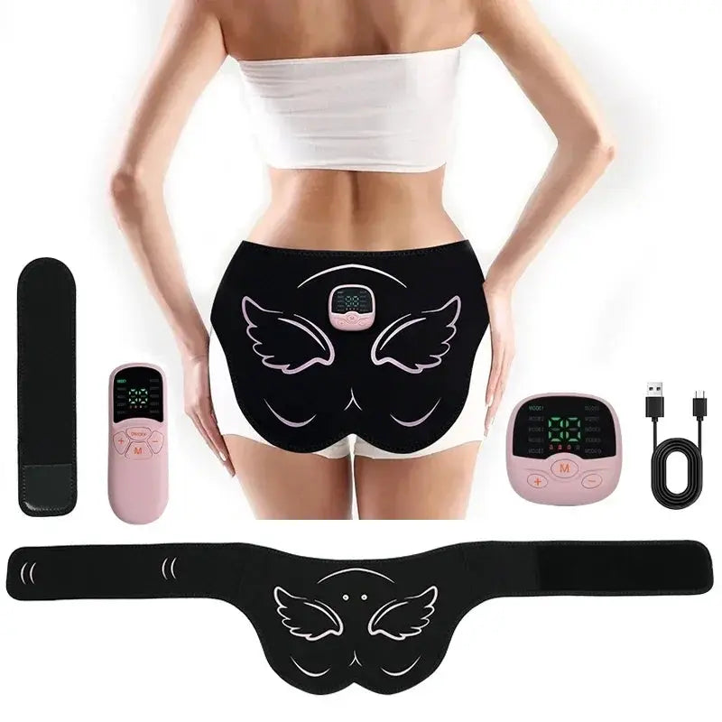 Electric EMS Hip Trainer Buttock Muscle Stimulator With Remote Control 10 Modes 30 Training Levels Fitness Massager Slimming Luxlife Brands