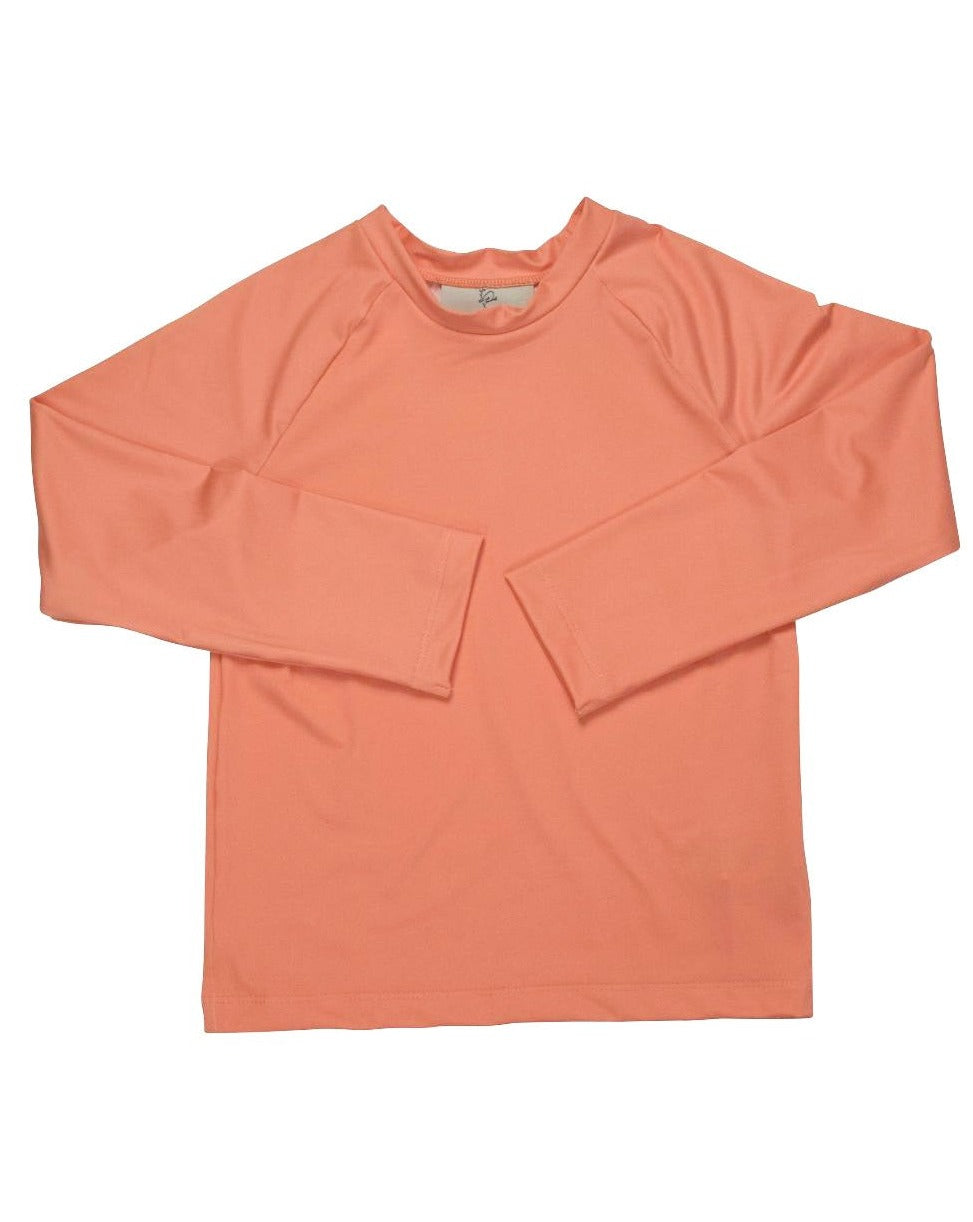 Rash Guard Long Sleeve in Orange Delight- FINAL SALE Smockingbird