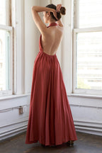 SHARE YOUR GLOW WOVEN MAXI DRESS Flying Tomato