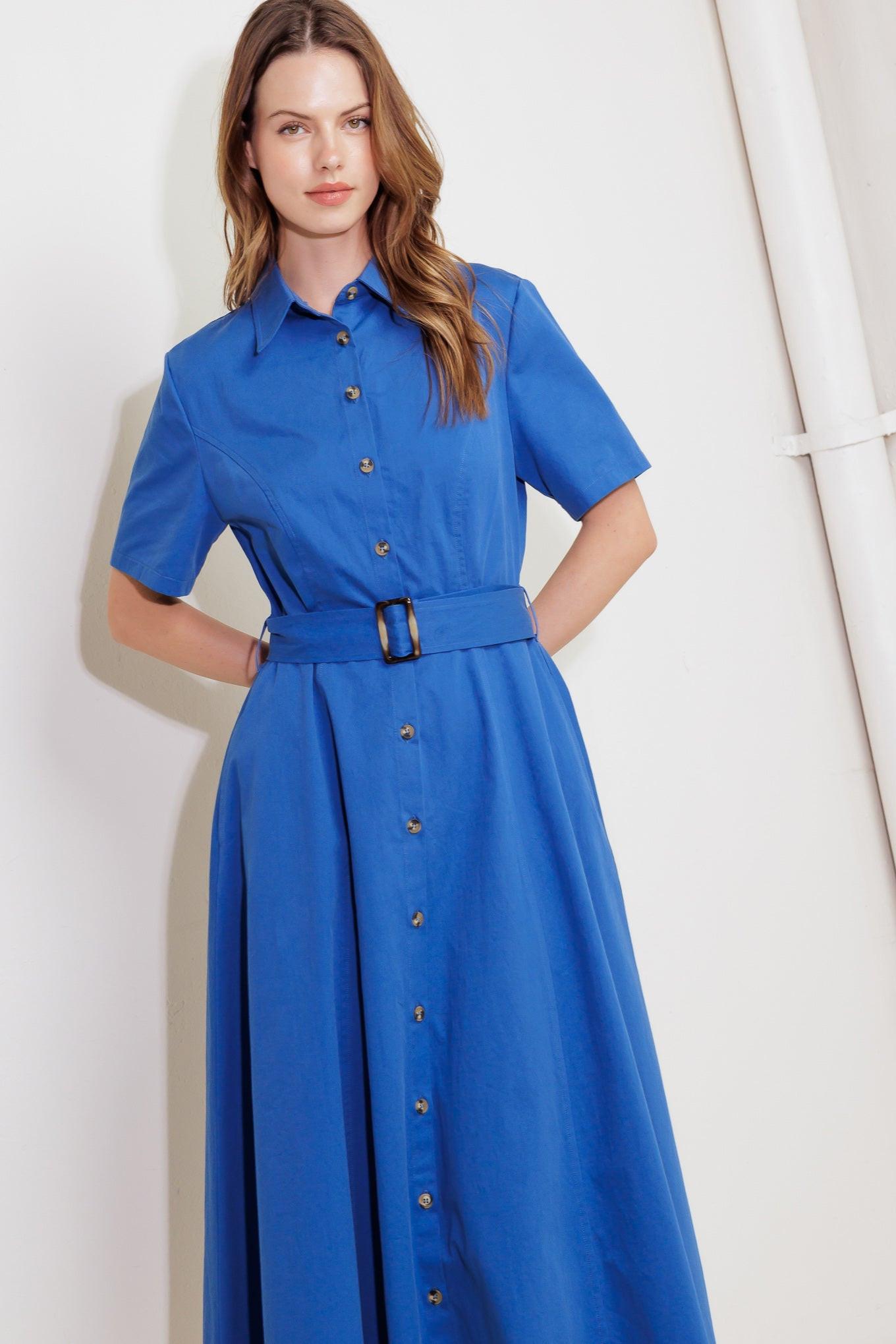 LUCKY ME WOVEN MIDI DRESS Flying Tomato