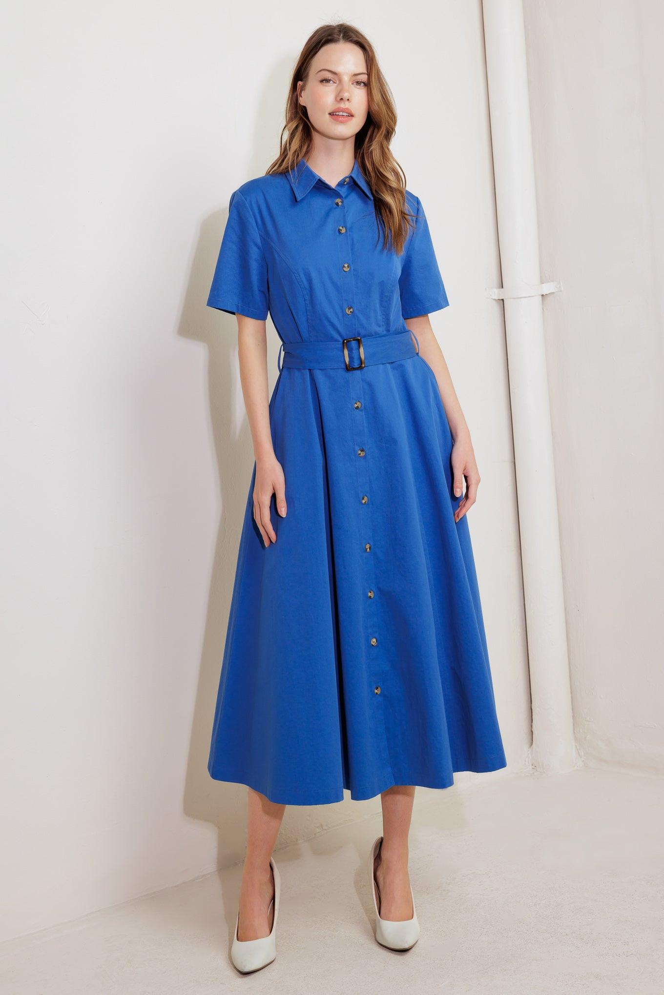 LUCKY ME WOVEN MIDI DRESS Flying Tomato