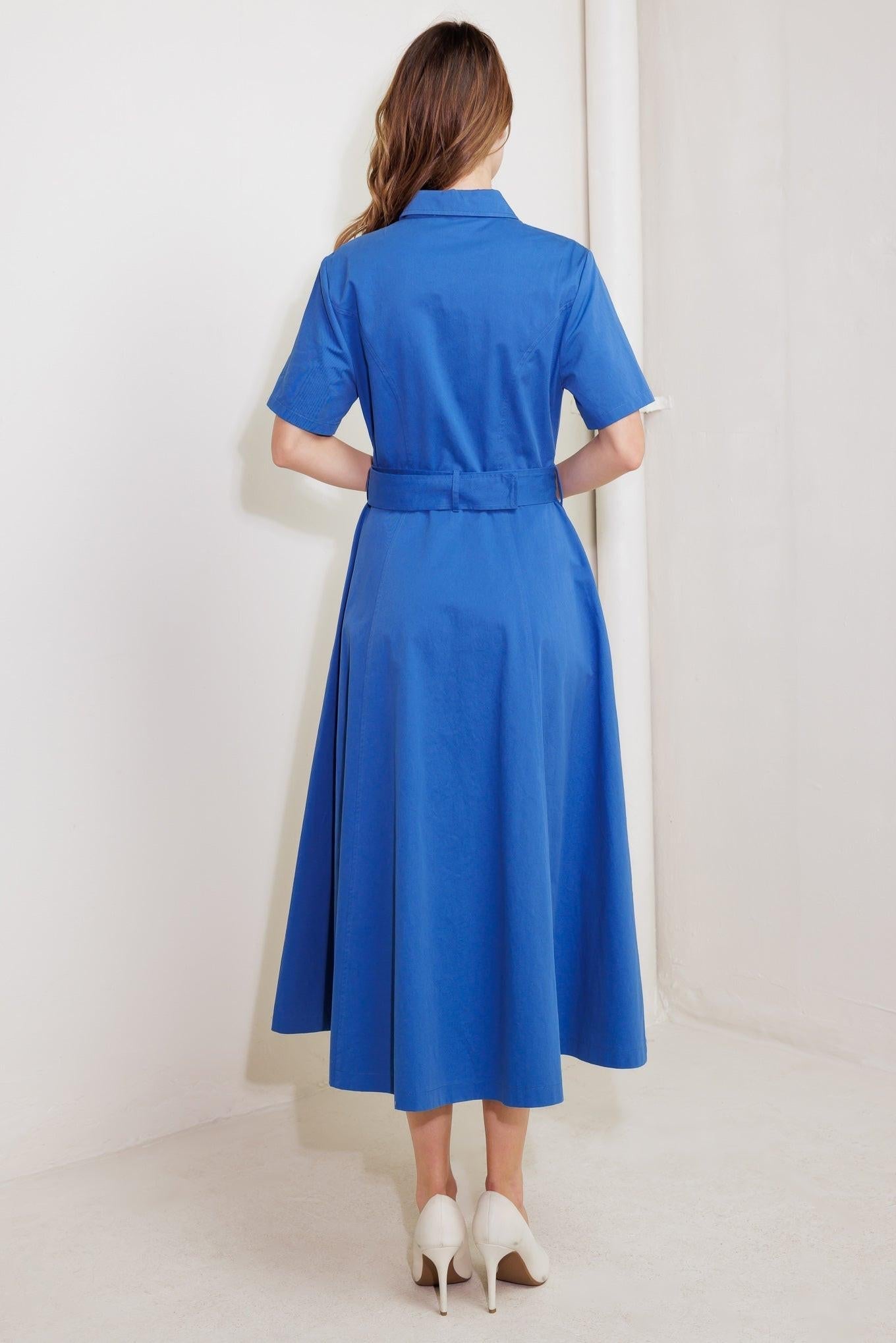 LUCKY ME WOVEN MIDI DRESS Flying Tomato