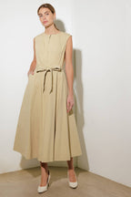 DELICATE DREAMS WOVEN MIDI DRESS Flying Tomato