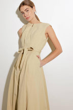 DELICATE DREAMS WOVEN MIDI DRESS Flying Tomato
