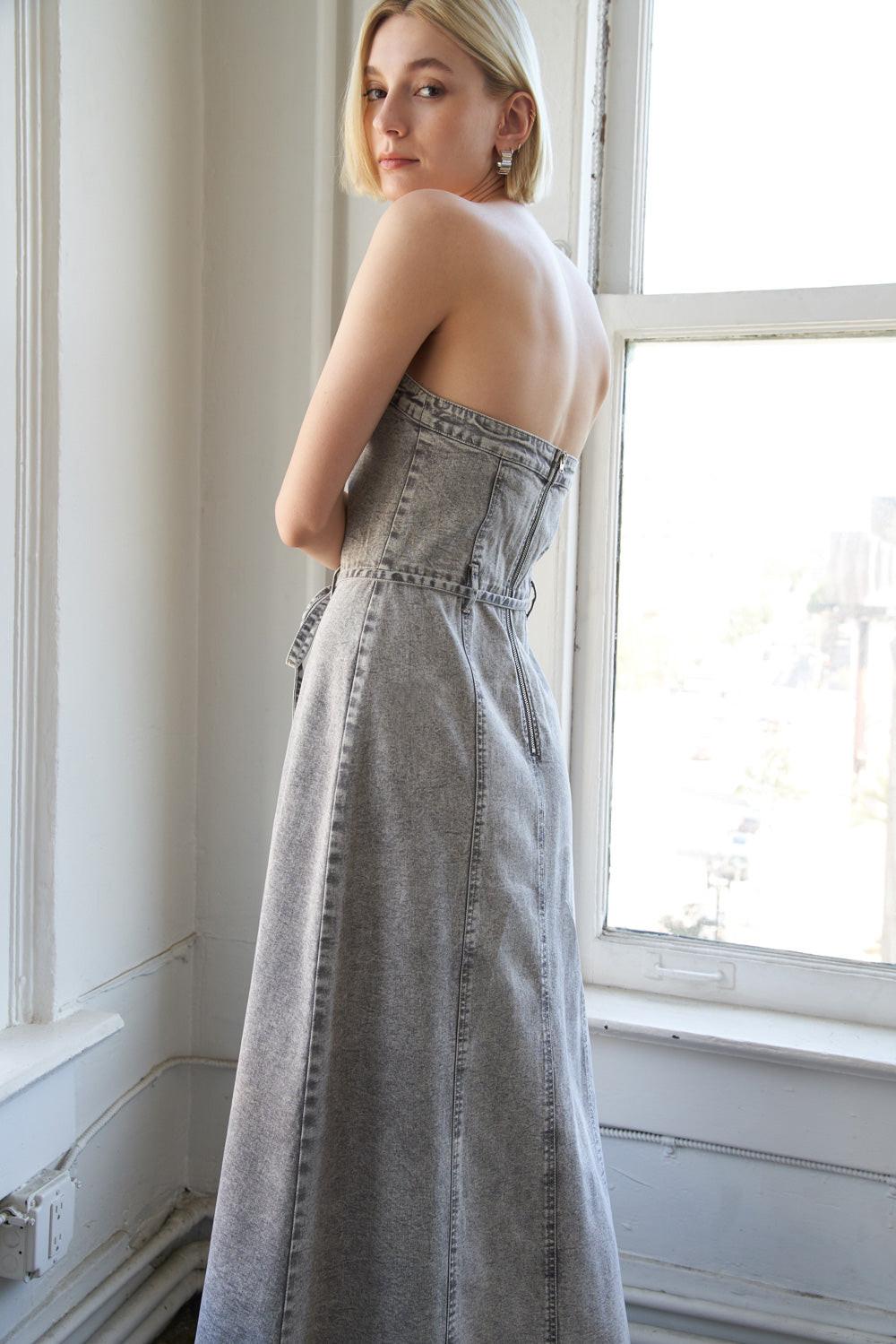 SECRET CRUSH TWILL MIDI DRESS Flying Tomato