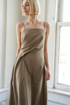 HAPPILY YOURS WOVEN MIDI DRESS Flying Tomato