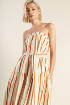 SWEET REMINISCENCE WOVEN MAXI DRESS Flying Tomato
