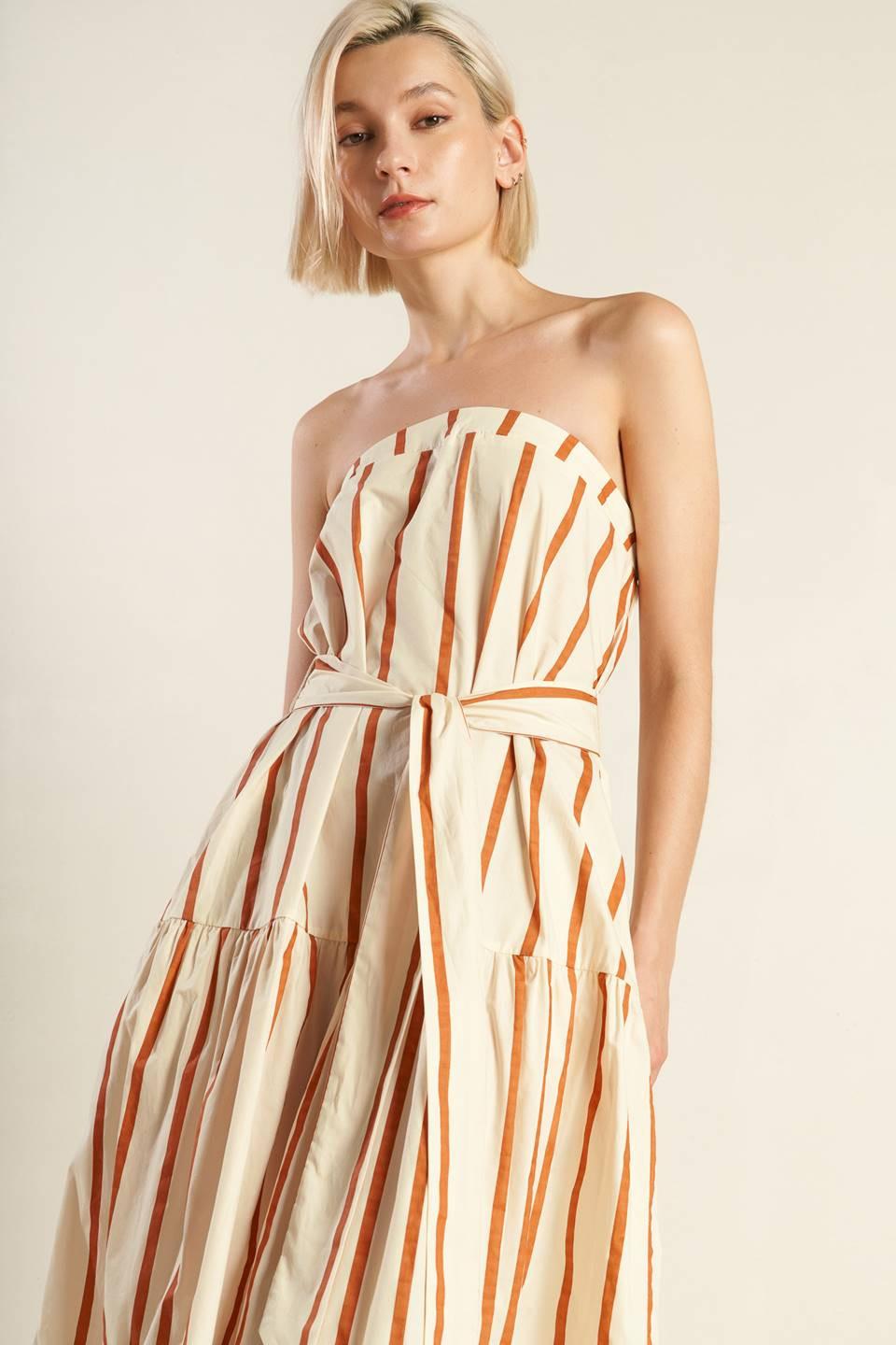 SWEET REMINISCENCE WOVEN MAXI DRESS Flying Tomato
