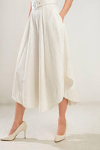 LIFE'S COMPASS WOVEN MIDI DRESS Flying Tomato