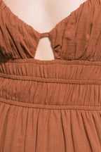 EFFORTLESS ELEGANCE WOVEN MAXI DRESS Flying Tomato