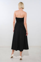MYSTIC MUSE WOVEN MIDI DRESS Flying Tomato