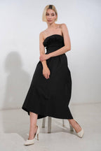 MYSTIC MUSE WOVEN MIDI DRESS Flying Tomato