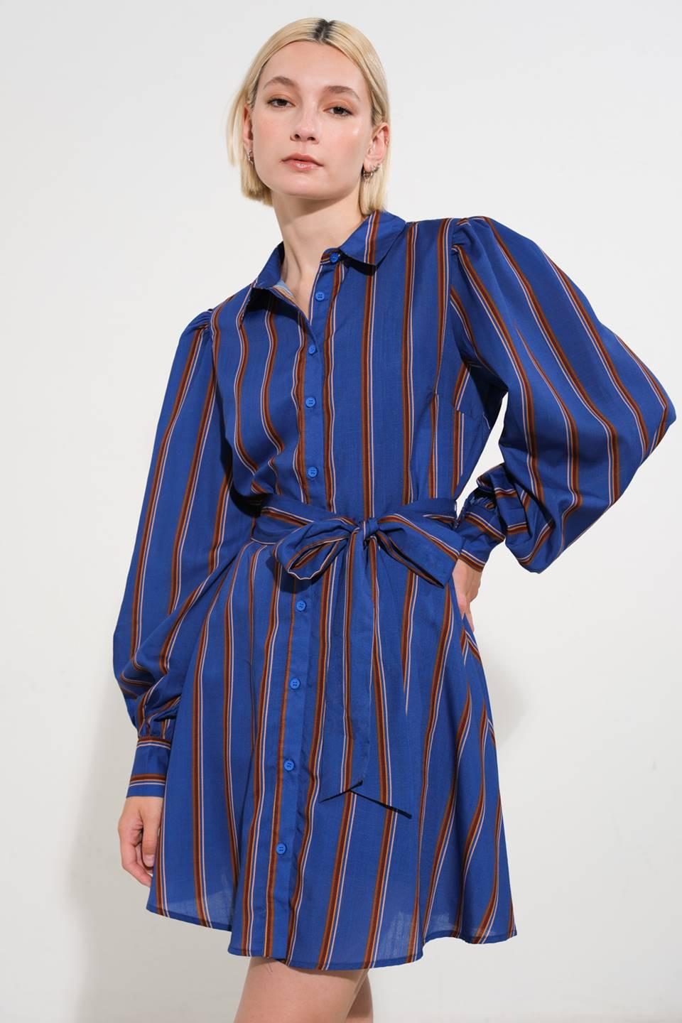 GIVE IT A GO WOVEN MINI DRESS Flying Tomato