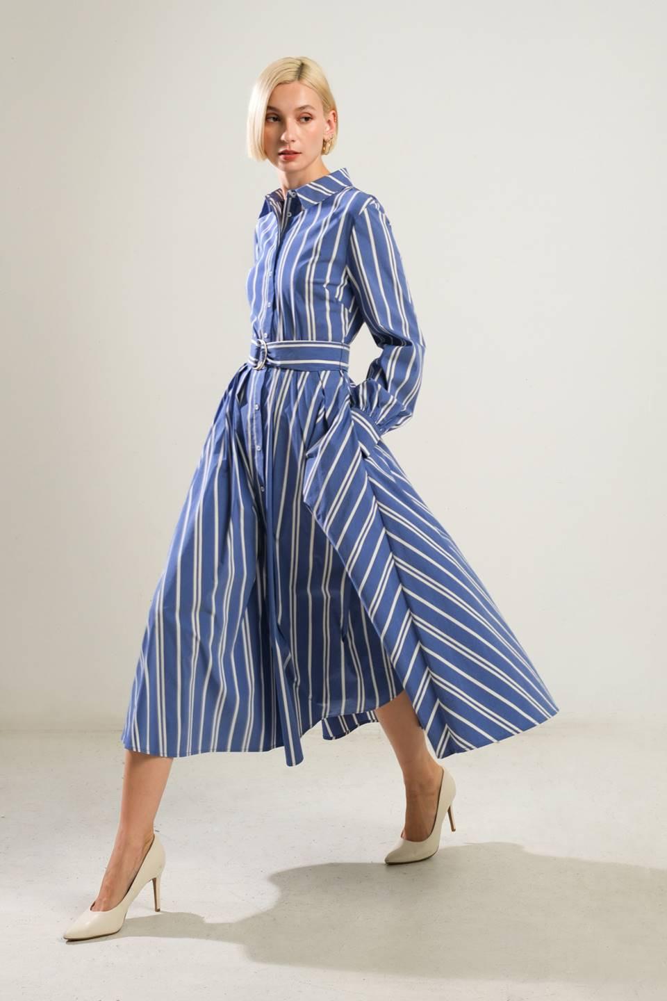 PETAL POWER MIDI SHIRT DRESS Flying Tomato