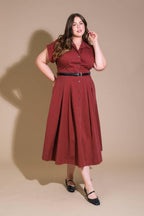 PERFECT BALANCE WOVEN MIDI DRESS Flying Tomato