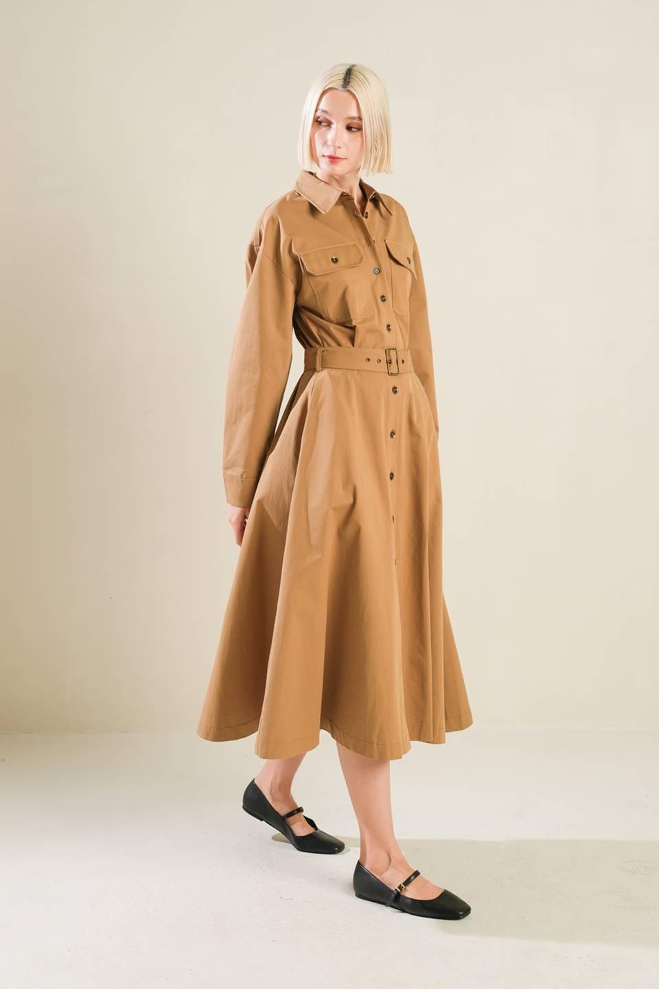 CHARMING DECISION WOVEN MIDI DRESS Flying Tomato