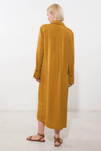 STATE OF BLISS WOVEN MIDI DRESS Flying Tomato