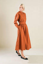 MEADOW MUSE WOVEN MIDI DRESS Flying Tomato