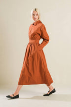 MEADOW MUSE WOVEN MIDI DRESS Flying Tomato