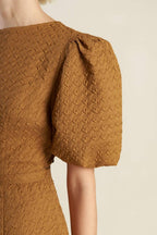 CAN'T STOP ME WOVEN MIDI DRESS Flying Tomato