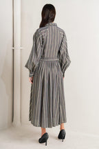 WHAT I FEEL WOVEN MIDI DRESS Flying Tomato