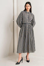 WHAT I FEEL WOVEN MIDI DRESS Flying Tomato