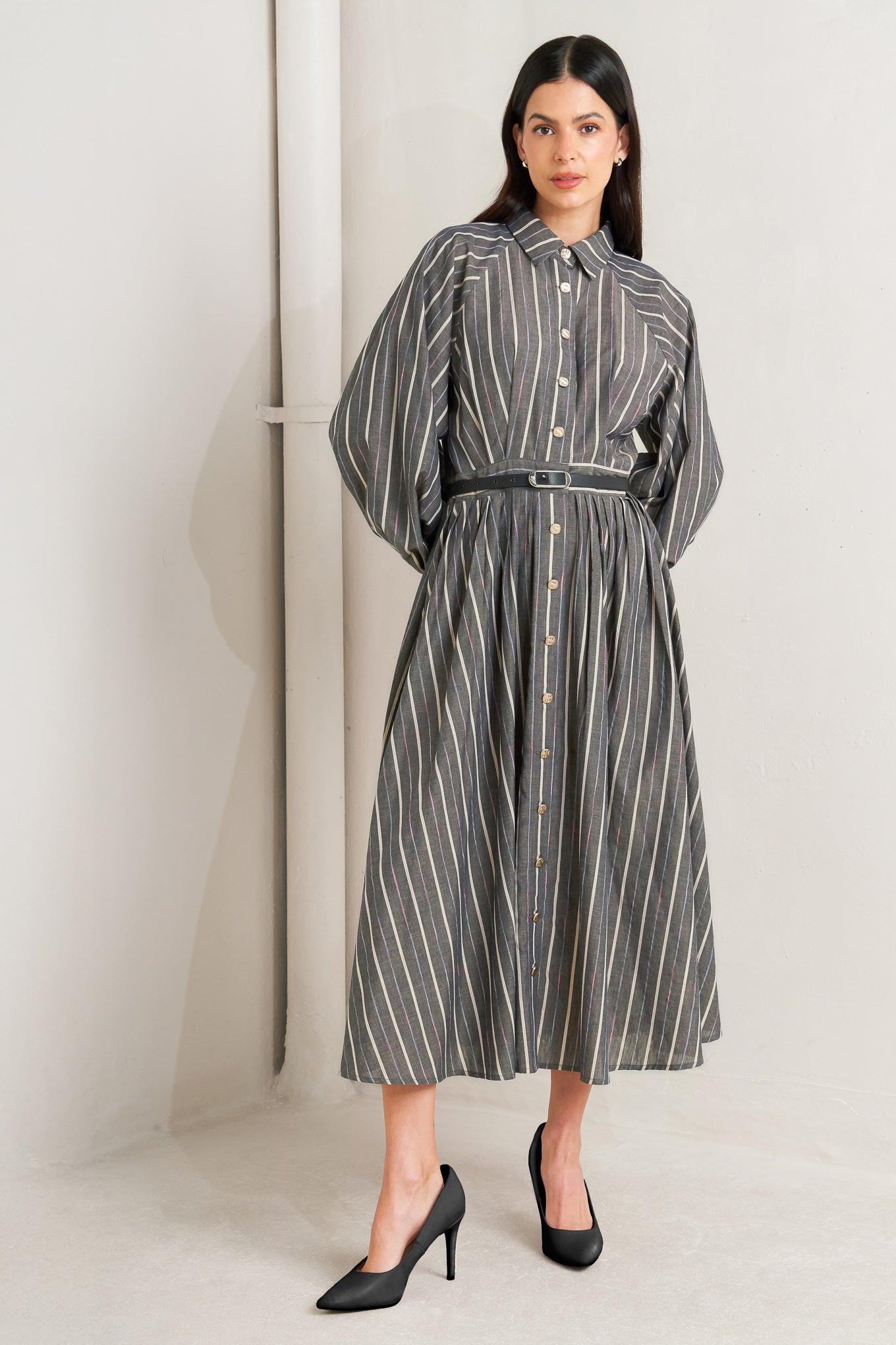 WHAT I FEEL WOVEN MIDI DRESS Flying Tomato