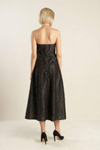 THE TRUTH IS WOVEN LACE MIDI DRESS Flying Tomato