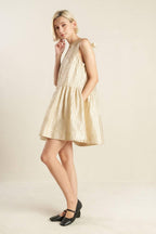 HORIZON HIDEAWAY WOVEN MINI DRESS Flying Tomato