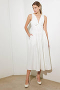 FANCIFUL ESCAPES WOVEN MIDI DRESS Flying Tomato