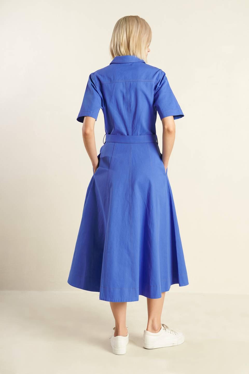 SOUL ON FIRE WOVEN MIDI DRESS Flying Tomato