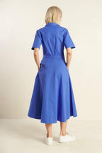 SOUL ON FIRE WOVEN MIDI DRESS Flying Tomato