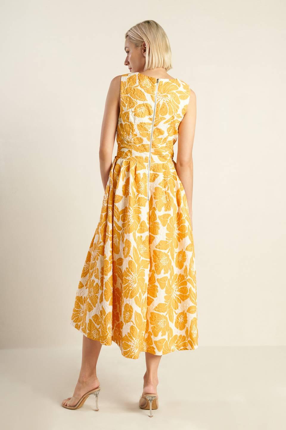 STARDUST STARLIGHT WOVEN MIDI DRESS Flying Tomato