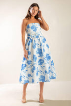 HONESTLY LOVE WOVEN MIDI DRESS Flying Tomato