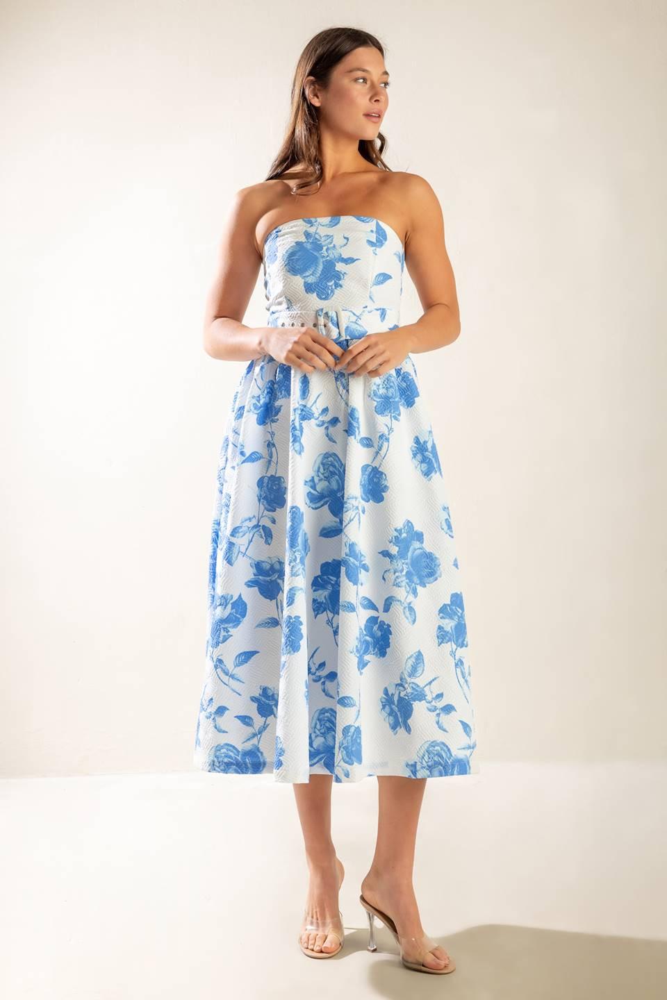 HONESTLY LOVE WOVEN MIDI DRESS Flying Tomato