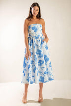 HONESTLY LOVE WOVEN MIDI DRESS Flying Tomato